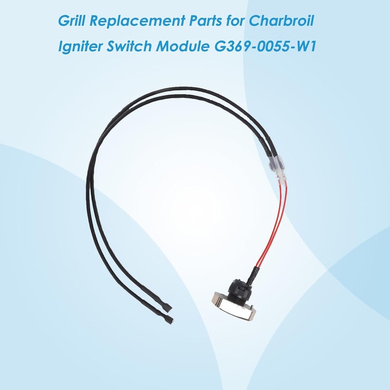 BBQration G369-0055-W1 Grill Igniter Button Switch Module for Charbroil Igniter Replacement, 2 Push Ignition Buttons Grill Replacement Parts for Charbroil Grill Igniter Surefire Ignition Systems - Image 3